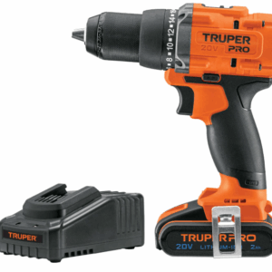 Taladro 1/2", 20V, 1 batería 2Ah, TRUPER PRO